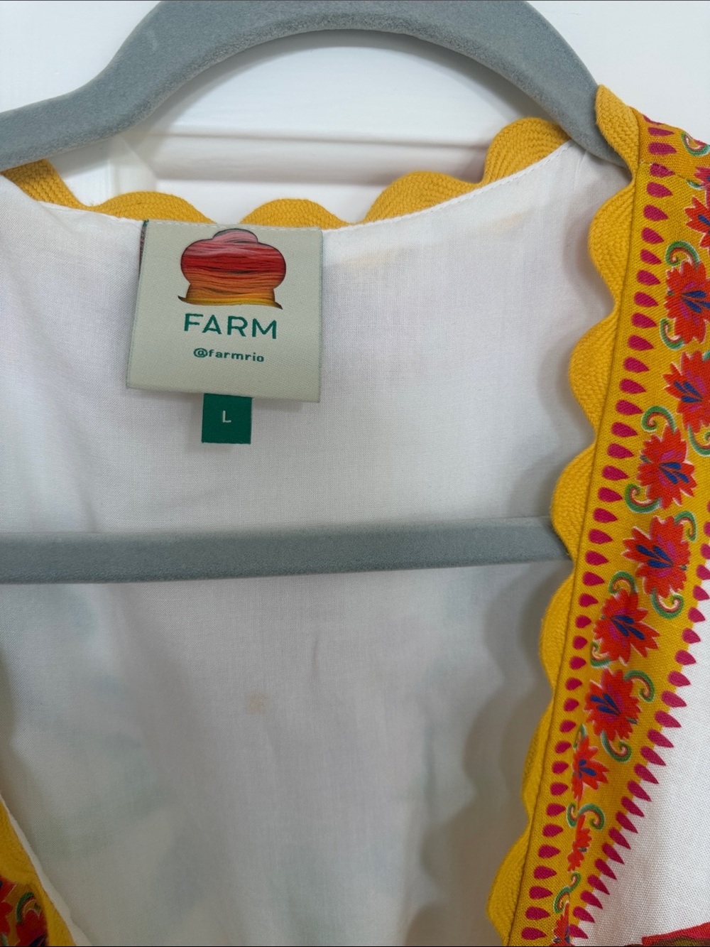 Farm Rio Dress Size L - Picture 2 of 9